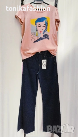 Тениска с щампа, снимка 2 - Тениски - 53975558