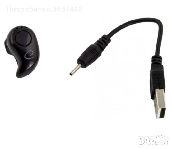 Bluetooth слушалка Esperanza EH185, Sumba,черни, 2 ГОДИНИ ГАРАНЦИЯ, снимка 2 - Слушалки, hands-free - 45366831