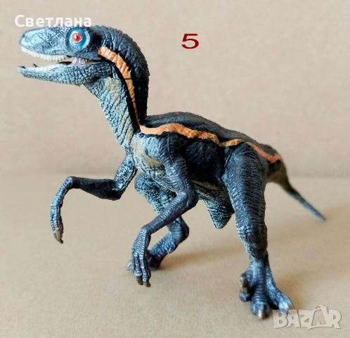 Фигурки на животни от юрския период с подвижни усти, снимка 5 - Фигурки - 52405301