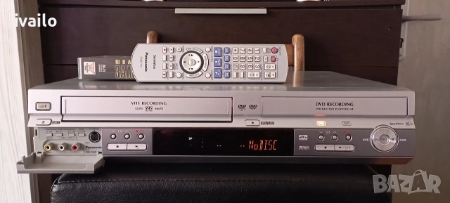 Panasonic VHS-DMR-ES30V Записвачка!!!, снимка 5 - Плейъри, домашно кино, прожектори - 53094455