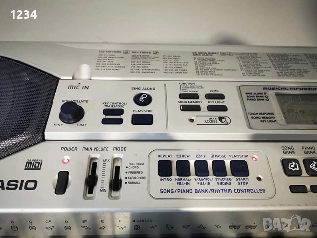 синтезатор клавир CASIO LK-90TV пиано с USB и динамична светеща клавиатура , снимка 4 - Синтезатори - 52855710