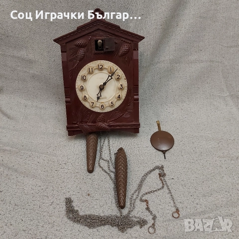 Стар Руски Стенен Часовник с Кукувица Маяк