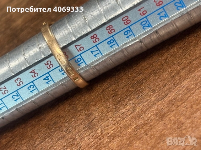 Руски златен пръстен 3.92гр 14к 56р-р, снимка 5 - Пръстени - 51735111