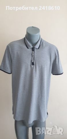 Armani Exchange Pique 3/4 Zip Stretch Cotton Mens Size L НОВО! ОРИГИНАЛ! Мъжка Тениска!, снимка 8 - Тениски - 46598872