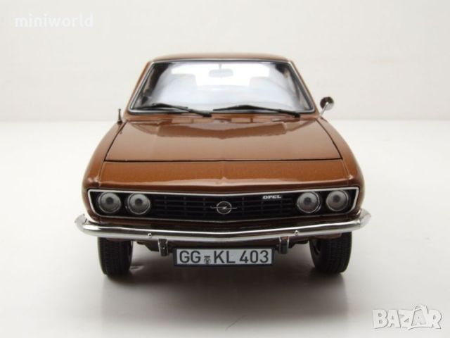 Opel Manta A 1970 - мащаб 1:18 на Norev моделът е нов в кутия, снимка 8 - Колекции - 45508651