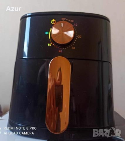 Уред за готвене без мазнина Air Fryer,4 л.,700W JD688, снимка 6 - Уреди за готвене на пара - 45888604