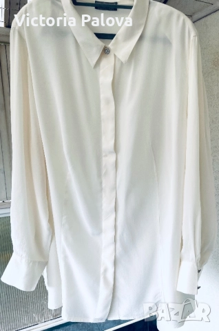 Копринена риза овърсайз ULLA POPKEN SELECTION , снимка 8 - Ризи - 52096268