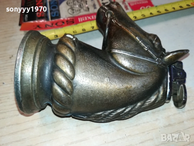 КОН-МАСИВНА ЗАПАЛКА ОТ ФРАНЦИЯ 0710252024, снимка 7 - Антикварни и старинни предмети - 51979441