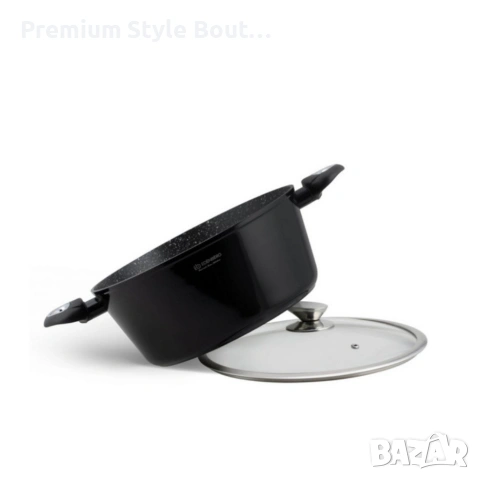 Комплект от 12 части - тенджери, тиган и подложки Edenberg EB-5613, снимка 10 - Съдове за готвене - 53798866