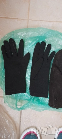 Ръкавици естествена кожа и платнени, снимка 4 - Ръкавици - 52664621