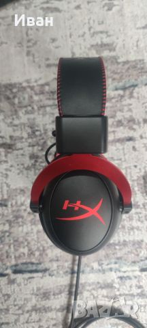 Геймърски слушалки Hyperx Cloud II Red/Black, снимка 4 - Слушалки за компютър - 45453203