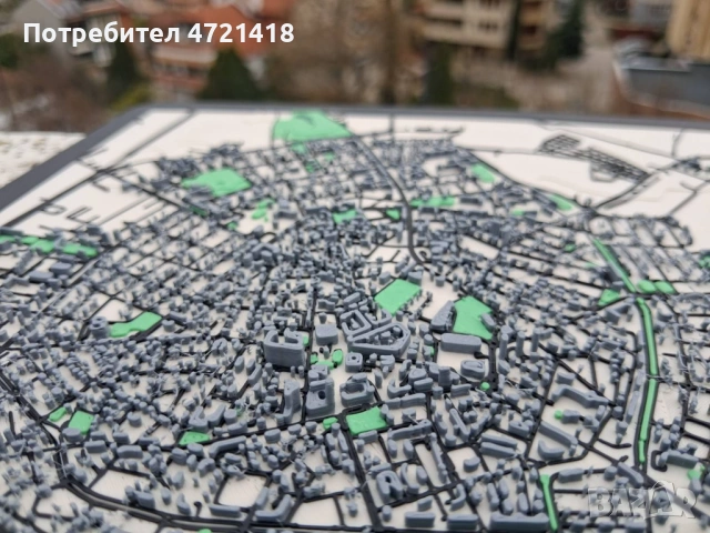 Пазарджик на Длан - Декоративен 3D макет на Най-равния град, снимка 4 - Декорация за дома - 54201510