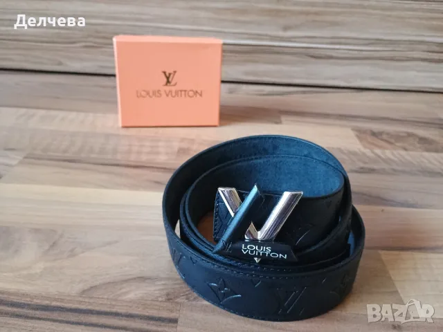 кожен колан Louis Vuitton, снимка 1 - Колани - 48081671