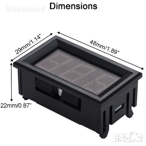 Greluma Опаковка от 2 0,56 инча LED дисплей Цифров термометър, DC 12 V -50 ~ 110 °C НОВИ, снимка 3 - Друга електроника - 46699201