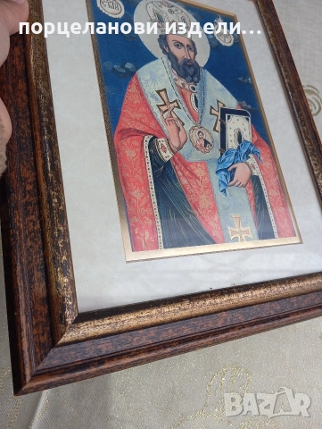 Свети Никола икона , снимка 9 - Икони - 53972993