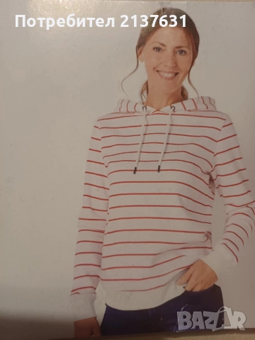 НОВ с Етикет ДАМСКИ СУИЧЪР с Качулка - Размер М и L 