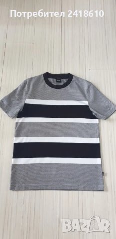 Hugo Boss Colourblock Mercerised Pique Cotton Mens Size M НОВО! ОРИГИНАЛНА Тениска!, снимка 1 - Тениски - 47164026