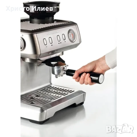 Кафемашина с вградена мелачка Ariete 1313 Metal 15 Bar, снимка 4 - Кафемашини - 51039951