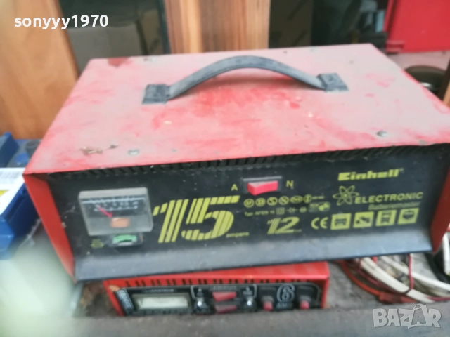EINHEL 12V 15AMP.BATTERY CHARGER-ВНОС SWISS 0910251617, снимка 8 - Аксесоари и консумативи - 51999676