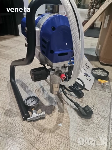 Електрическа помпа, пистолет за боядисване 750w, снимка 11 - Компресори - 53250141