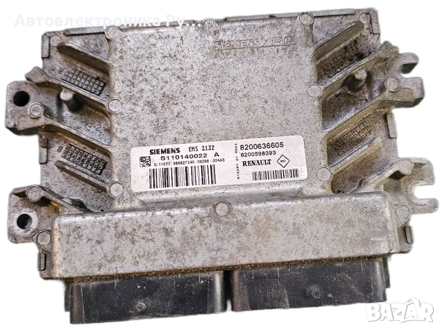 Компютър двигател за Dacia Logan 1.6 16V, 105 к.с., № 8200636605 , S110140022A (2007 – 2013)