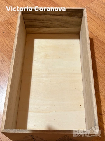 Декоративна дървена кутия с капак – стилна кутия за съхранение, снимка 3 - Други - 54114754