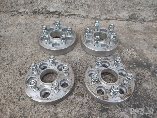 Комплект Алуминиеви Фланци 5х100 – 20мм и 30мм (Централен отвор 56.1) 