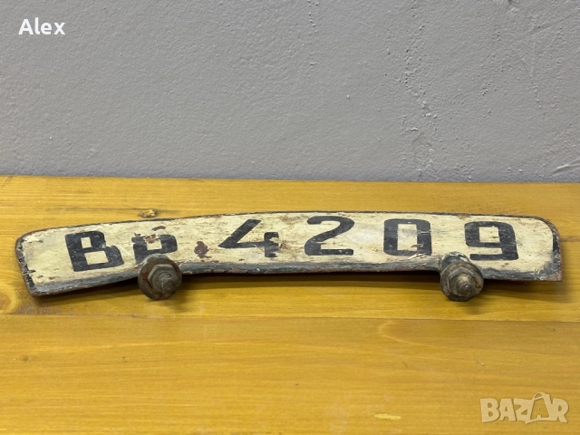 Регистрационен номер от мотоциклет, снимка 3 - Антикварни и старинни предмети - 52740609