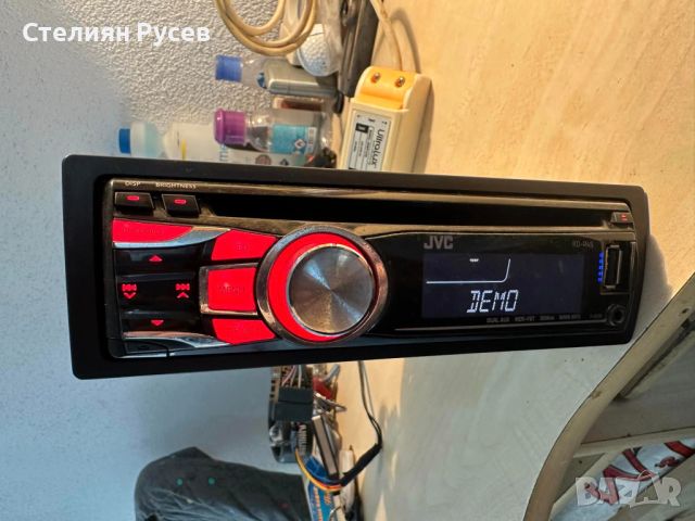 jvc kd-r45  usb CD / сд / sd плейър за автомобил -цена 60лв  - с кабели , чете УСБ , чете диск -изво, снимка 6 - Аксесоари и консумативи - 45098513