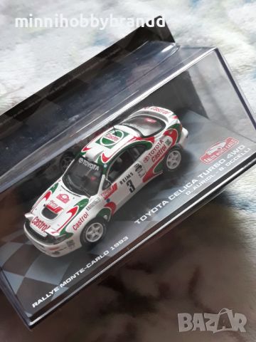 Abarth 124 Rally RGT  Toyota Celica Turbo 4WD  Rally Monte Carlo 1.43 Eaglemoss. Top Models., снимка 14 - Колекции - 46703928