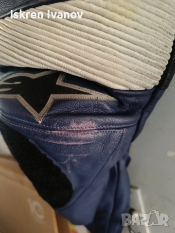 Кожен мото панталон Alpinestars 50 , снимка 2 - Панталони - 51642517