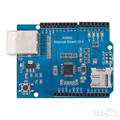 Arduino Ethernet Shield W5100 Main Board UNO ATMega328 1280 MEGA2560, снимка 3 - Друга електроника - 46908527