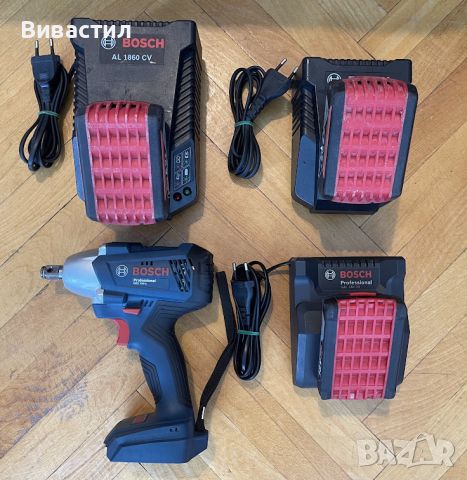 Акумулаторен ударен гайковерт Bosch GDS 250-LI ProMix 18V 1/2 250Nm