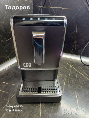 Кафе автомат за еспресо EGO Slimр1470W, 19 бара, 1.2 L, сензорен дисплей, , снимка 1 - Кафемашини - 45625287