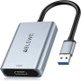ABLEWE USB към HDMI адаптер за Mac OS, алуминиев HDMI към USB аудио видео конвертор за PC, лаптоп, п, снимка 1