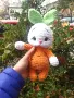 Ръчно Изплетено Зайче "Амигуруми", снимка 1