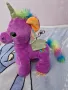 Нов плюшен цветен сладур Еднорог, снимка 5