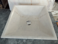 Квадратна мивка бял мрамор , снимка 5