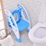 Детска седалка-адаптор за тоалетна чиния със стълба, снимка 3
