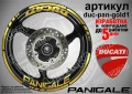 Ducati Panigale кантове и надписи за джанти duc-pan-gold1, снимка 1