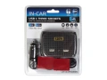 Троен разклонител за автомобилна запалка с 2 USB изхода, снимка 2