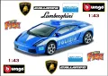 Bburago Lamborghini Gallardo Polizia - Мащаб 1:43, снимка 1