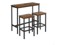 Комплект от бар маса и 2 бар стола, снимка 1