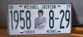 Michael Jackson-метална табела -тип регистрационен номер, снимка 1 - Китари - 45794034