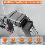 Водоустойчив USB заряден модул за мотоциклет, 2xUSB+Type-C, 2.4A, снимка 3