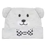 Комплект за новородено за момче Шапка и чорапи 3D плюшено мече сиво S_1205353, снимка 2