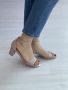 Стъпка в Стила: Стилни дамски сандали с ток за модерна жена, снимка 3