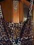 Дълга коктейлна рокля в леопардов  принт Alchera, нова , снимка 5