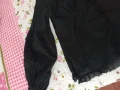 Черна дамска блуза, буфан ръкав, 14 UK,, снимка 6