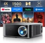 Чисто нов с фолиата, перфектен Smart Проектор TOPTRO X9 – 4K Поддръжка, 1500 ANSI Lumens..., снимка 2